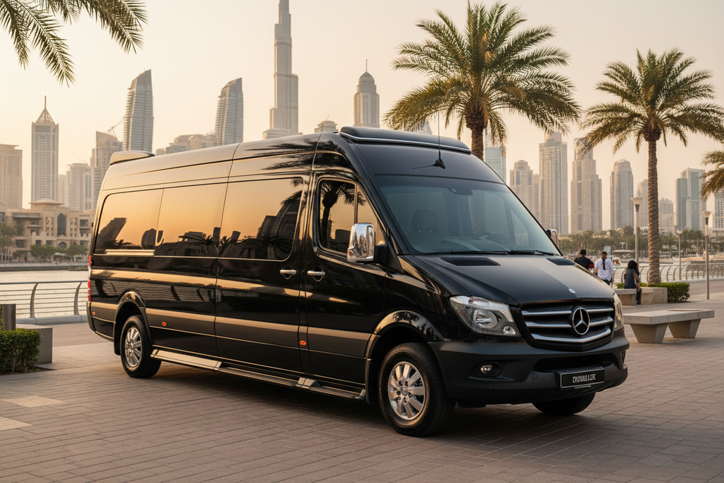 Mercedes Sprinter Rent Dubai - Luxury Van for Group Travel
