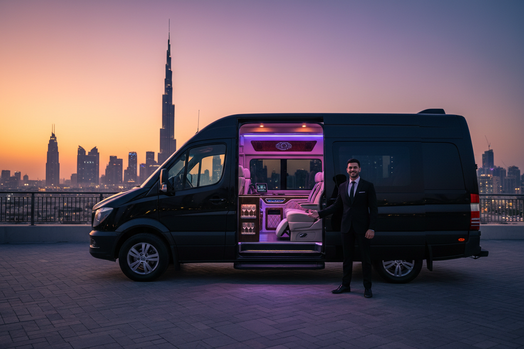 Mercedes Sprinter Rental Dubai | Luxury Van With Chauffeur