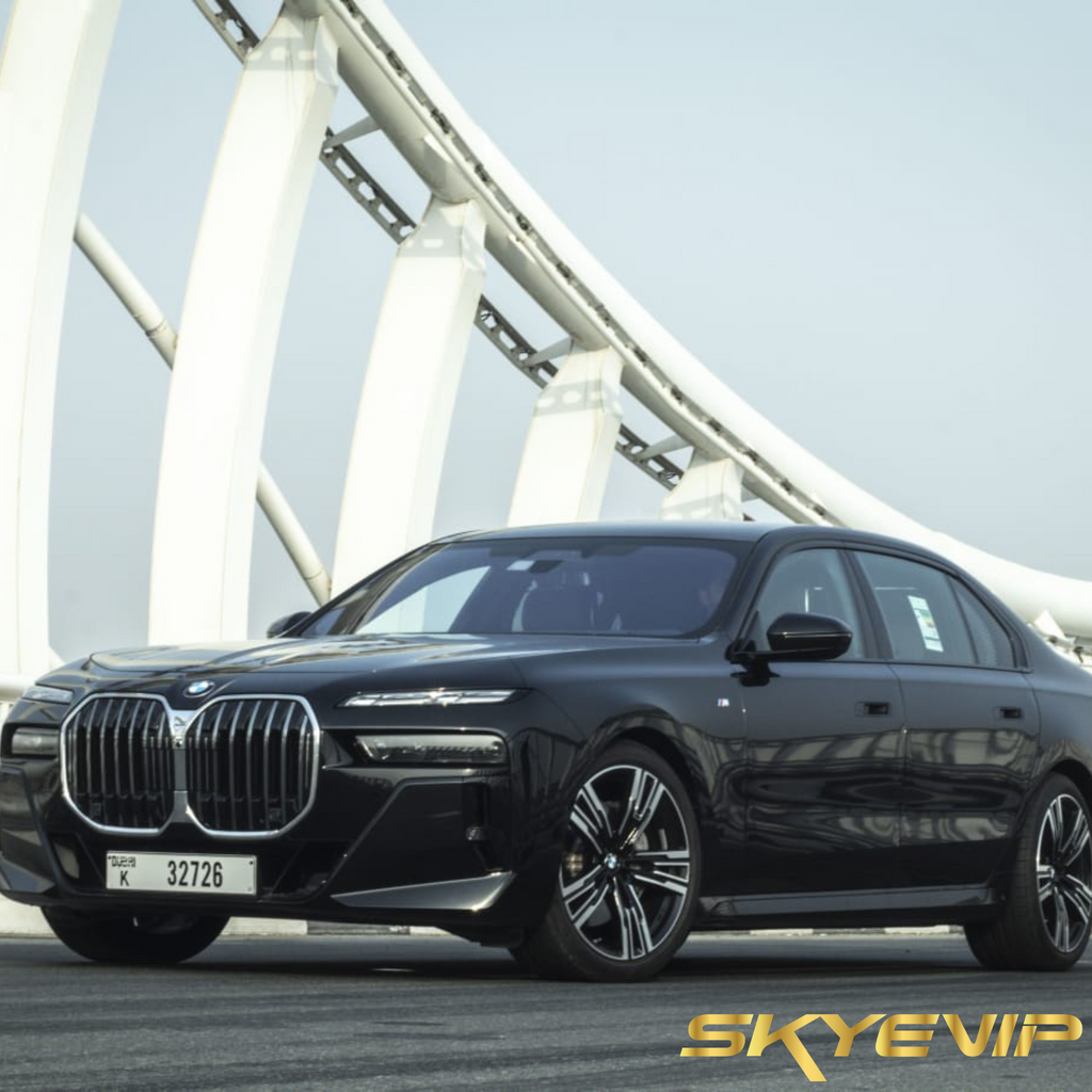 BMW 7 Series with chauffeur