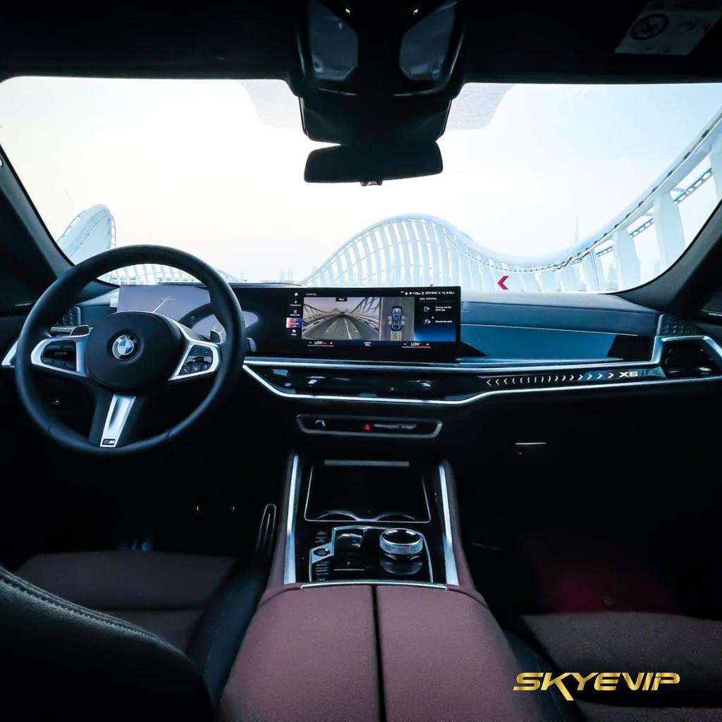 BMW X6 with chauffeur service Dubai