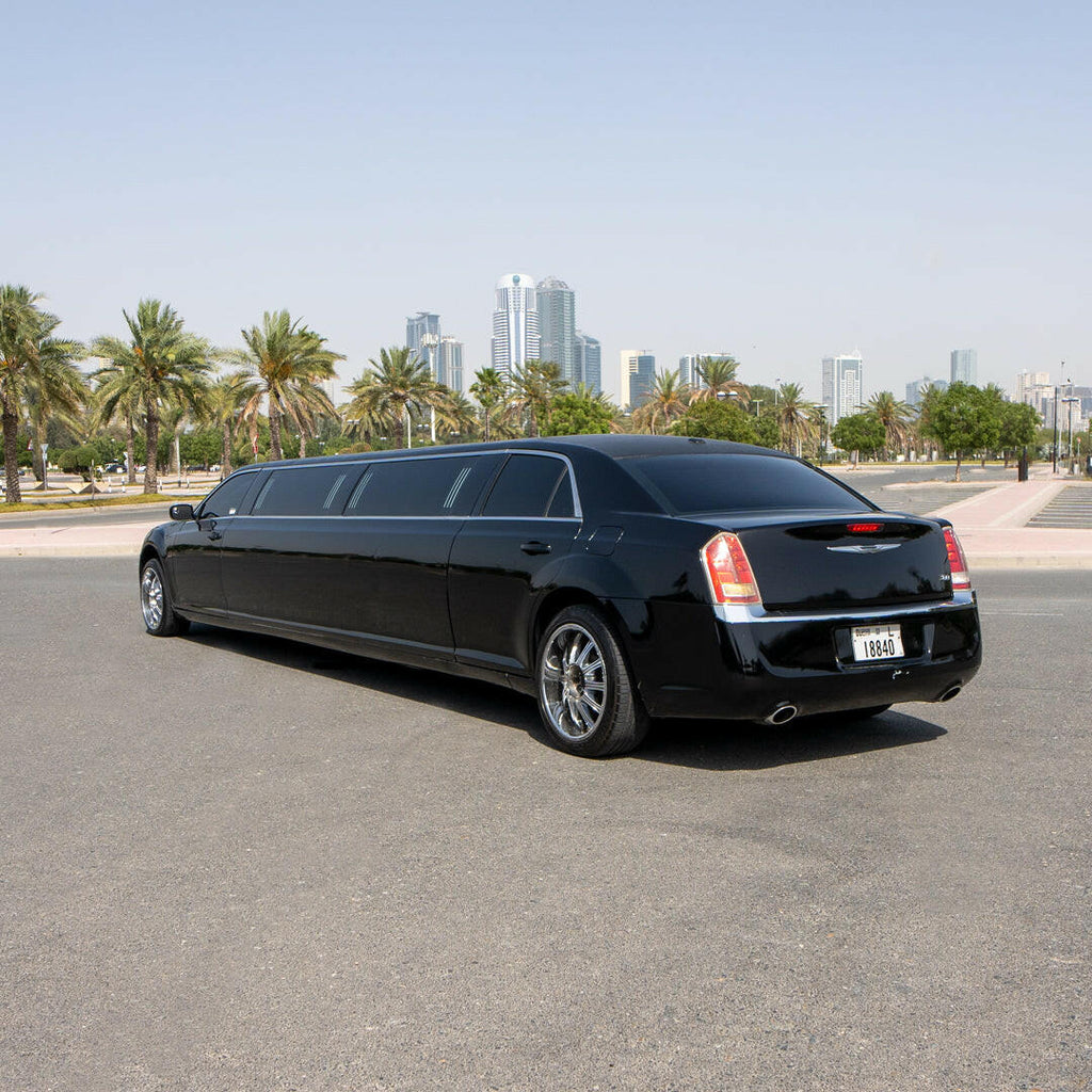 Chrysler Black Limousine Hire Dubai