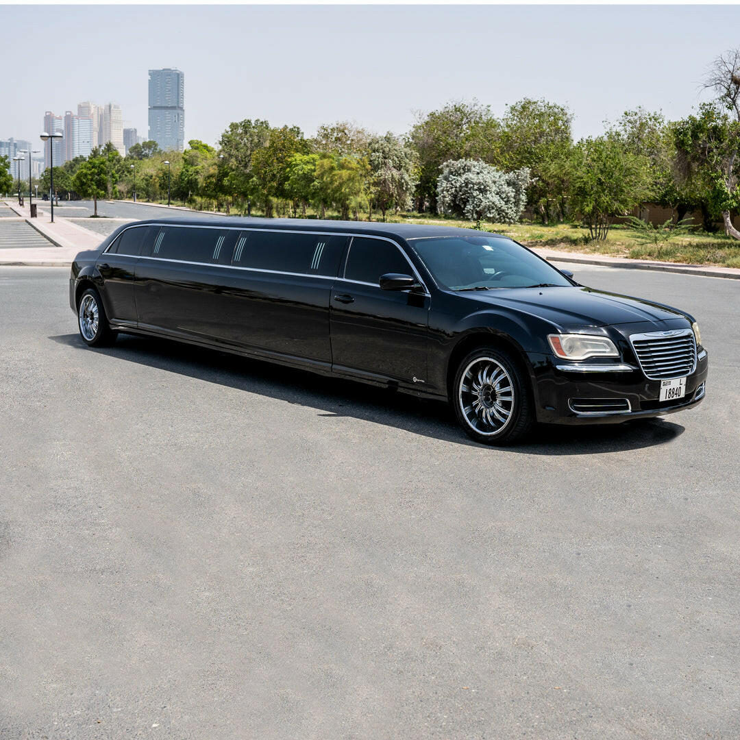 Chrysler Black Limo Dubai | Skye VIP