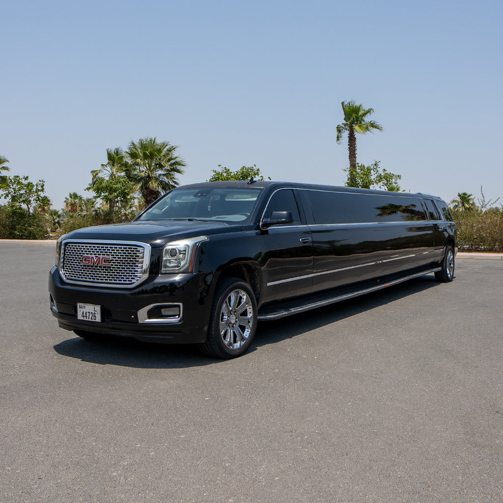 Gmc Vip Stretch Limo, Chauffeured Cars & Sprinter Van Rental Dubai | Skye VIP