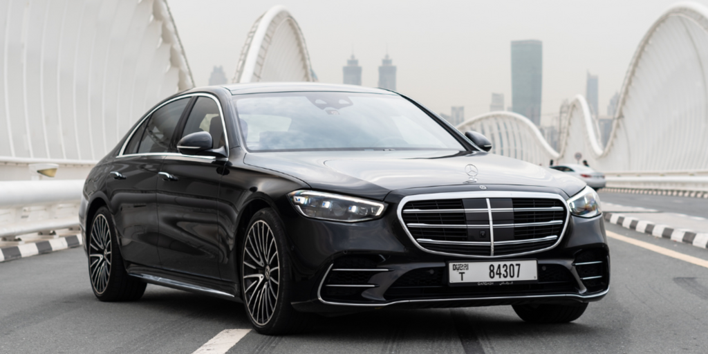 Luxury Mercedes S580 with Driver