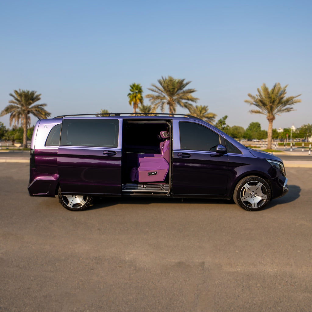 Luxury Maybach Lavender Van Exterior