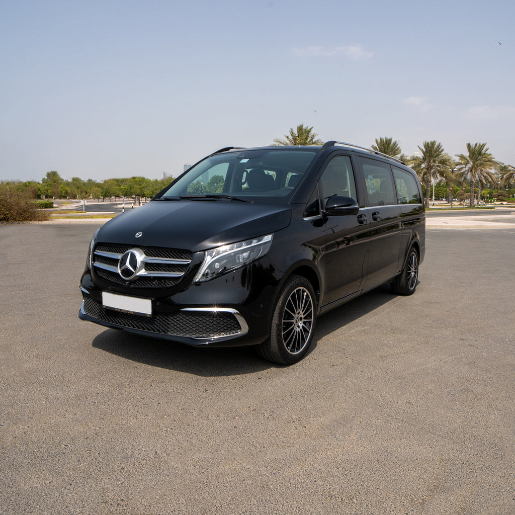 Mercedes V250 van in Dubai for Skye VIP Limousine rental