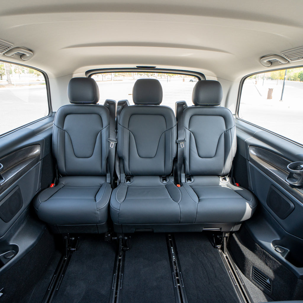 Mercedes V250 van Back Seat