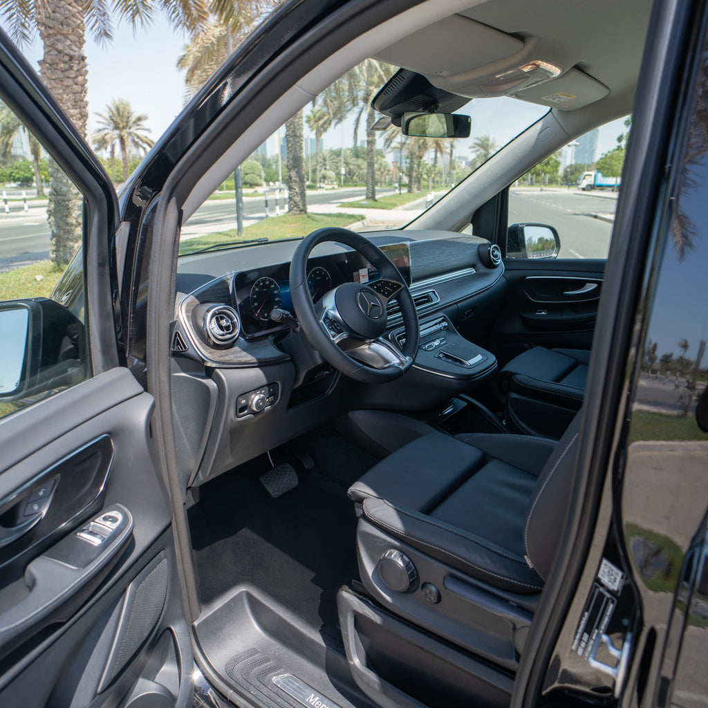 Mercedes V300 Rental Dubai Dashboard