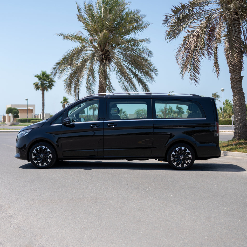 Mercedes V300 Rental Dubai Side View