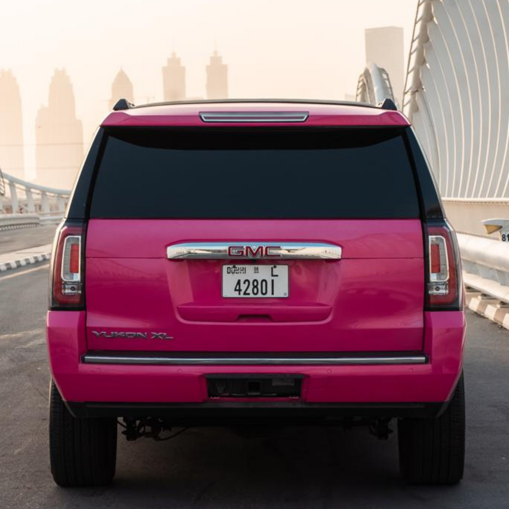 Pink Limo Ride Dubai