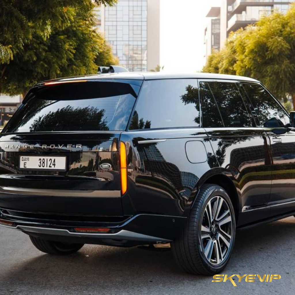 Range Rover Vogue with chauffeur Service Dubai