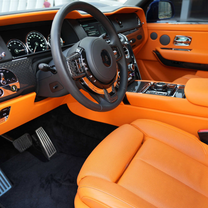 Rolls Royce Cullinan Blue Dashboard