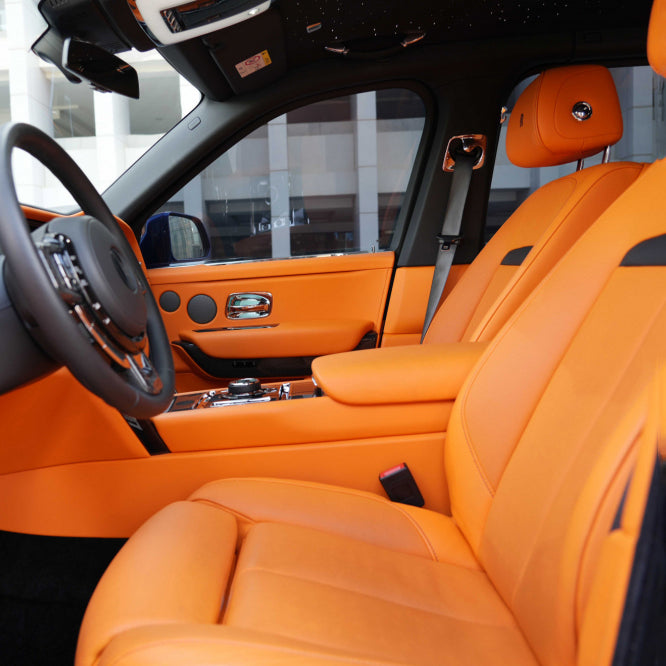 Rolls Royce Cullinan Blue Interior