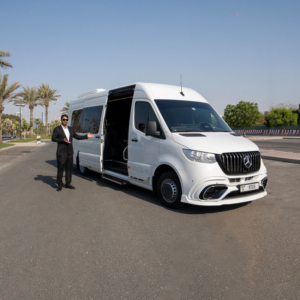 Royal Sprinter Rental Dubai Exterior