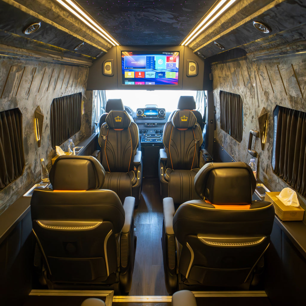 Royal Sprinter Rental Dubai Interior