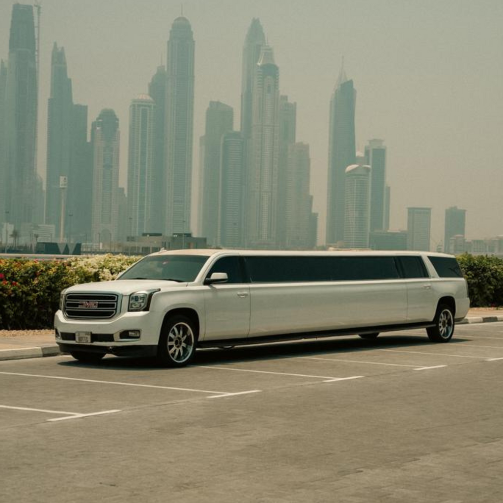 VIP White Limo Dubai Limousine